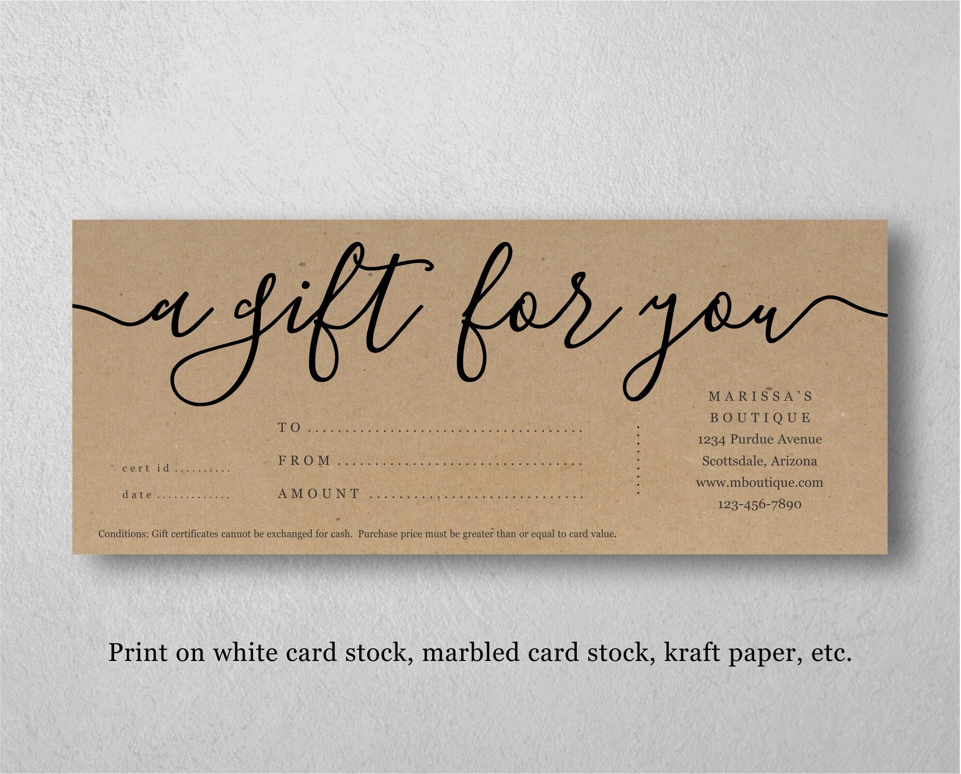 Printable Gift Certificate Template Gift Card Maker Simple Rustic Kraft Paper Editable Diy Pdf Instant Download Business Envelope 10 9 Etsy Printable Gift Certificate Template Gift Card Maker Simple Rustic Kraft Paper Editable Diy Pdf Instant Download Business Envelope 10 9 Etsy