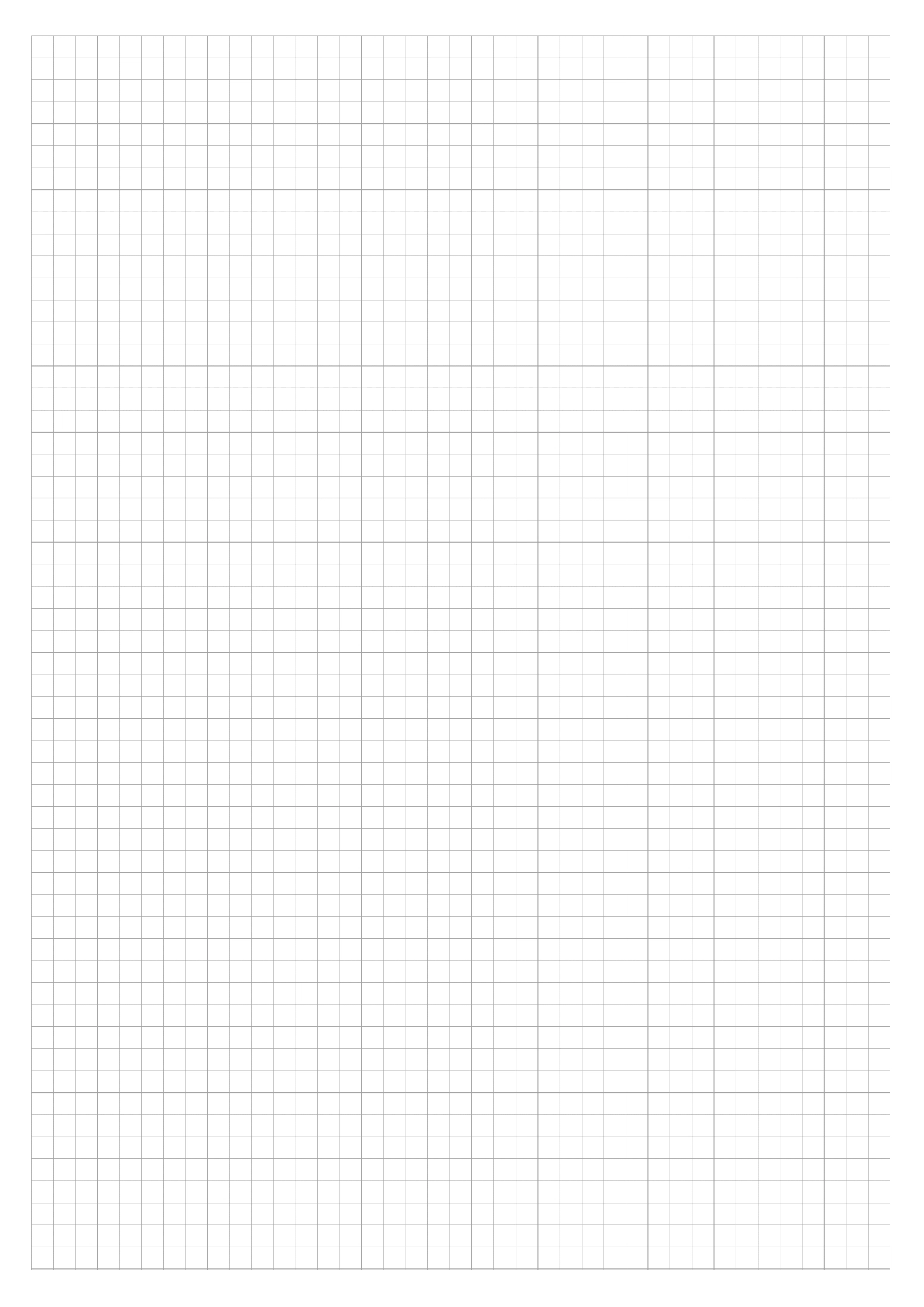 Printable Grid Template