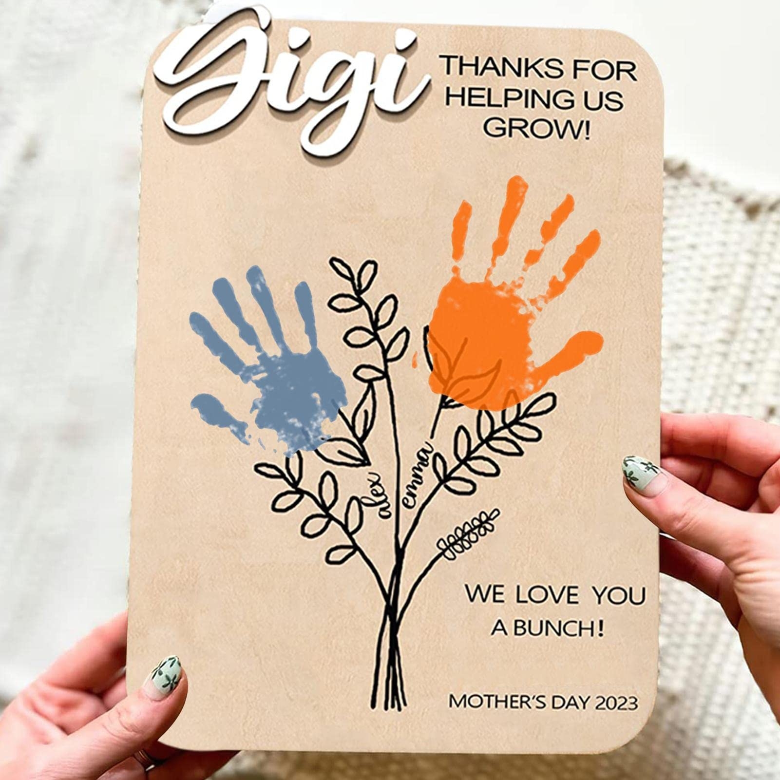 Printable Handprint Template Template Printable Keepsake Portable Template For Handprint Ornament Handprint Signs For Party Mother s Day Newborn Christmas Gifts Birthday Buy Online At Best Price In KSA 