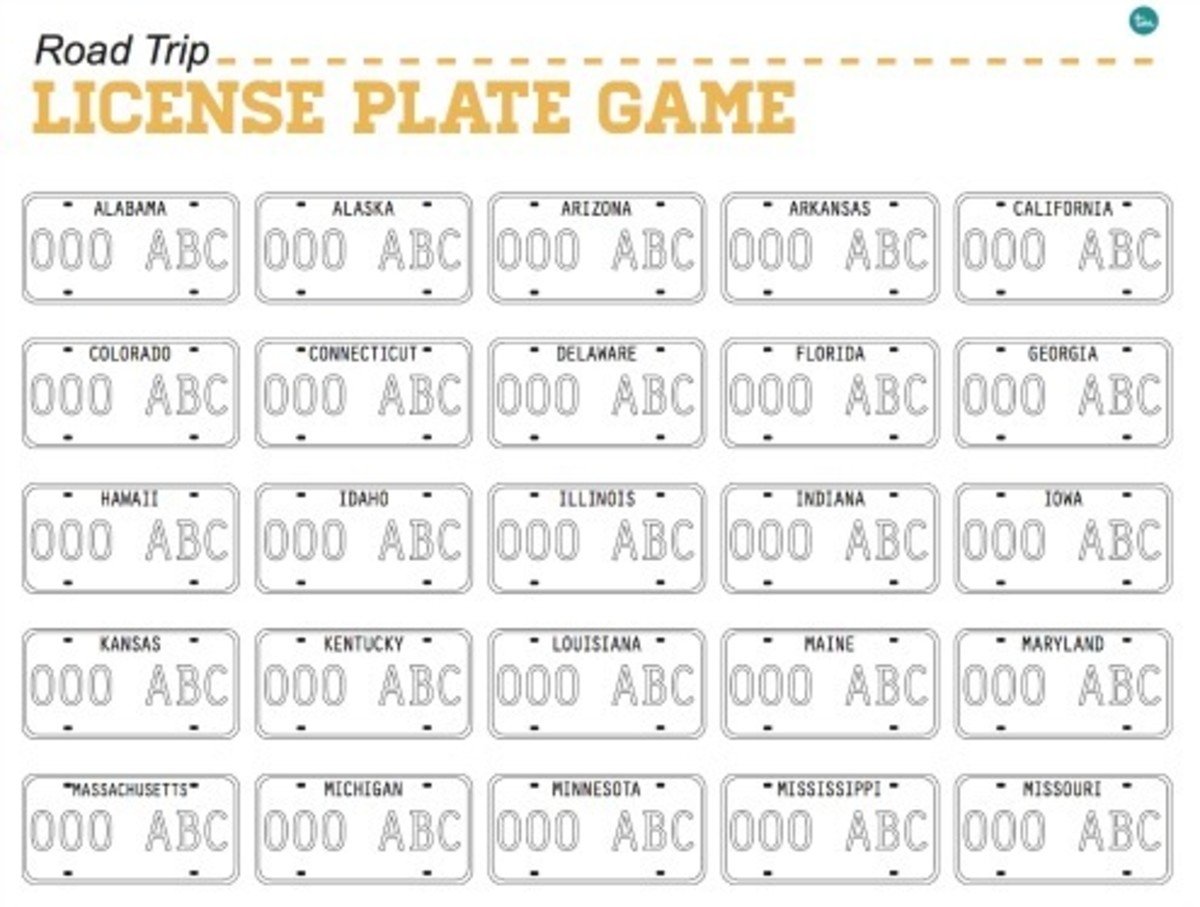 Printable License Plate Game Todays Mama Worksheets Library Printable License Plate Game Todays Mama Worksheets Library