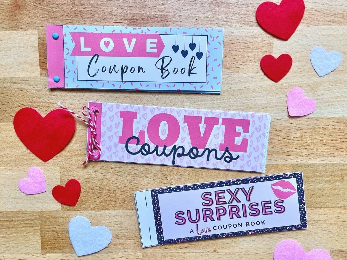 Printable Love Coupons Template Homemade Coupon Book Ideas 