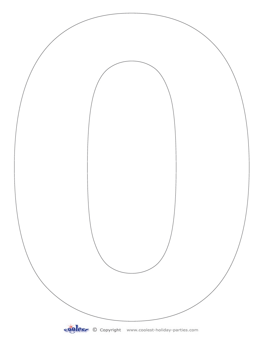 Number Templates Printable Free