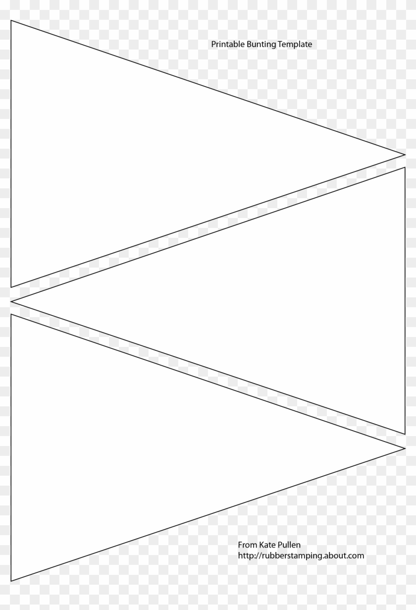 Printable Pennant Banner Template
