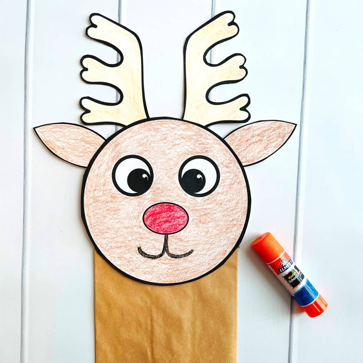 Free Printable Reindeer Antler Template