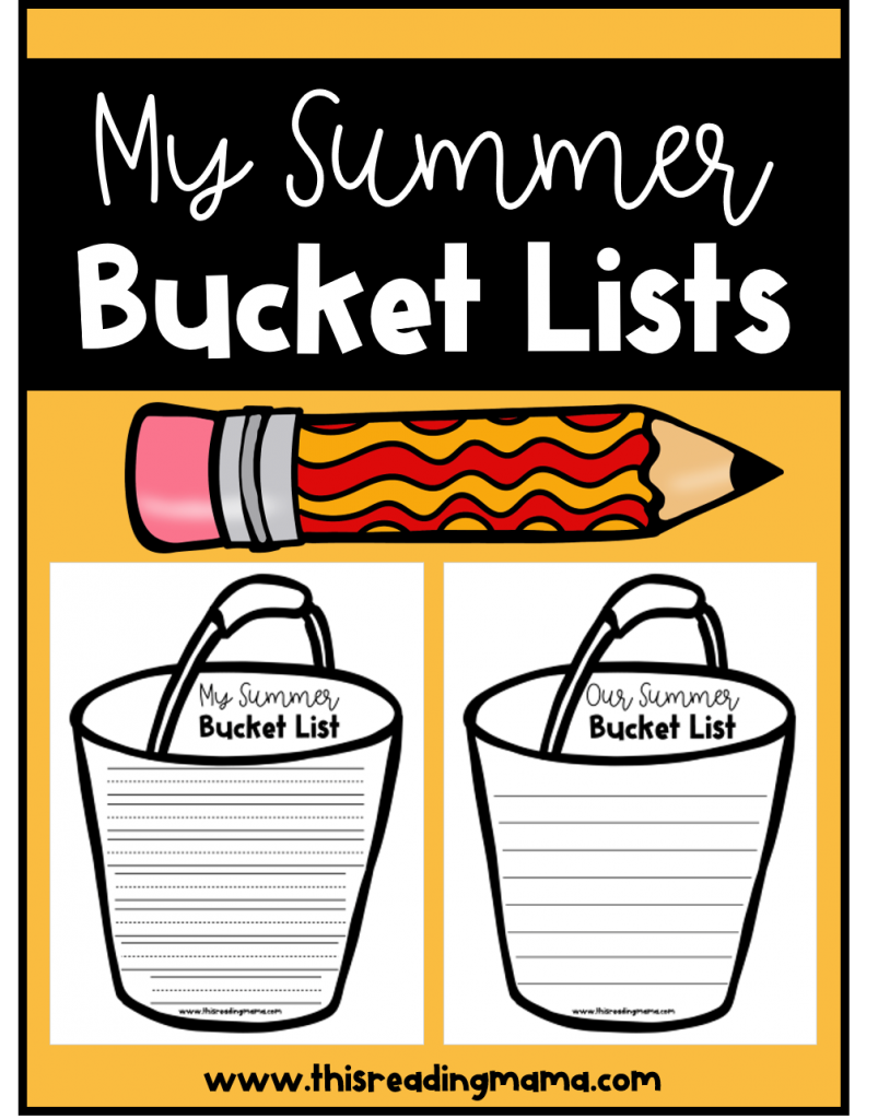 Printable Summer Bucket List For Kids This Reading Mama