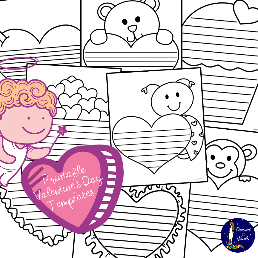 Printable Valentine s Day Templates Made By Teachers