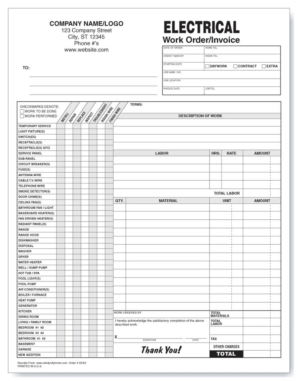 Printable Work Order Templates To Manage Your Work Orders Monday Blog