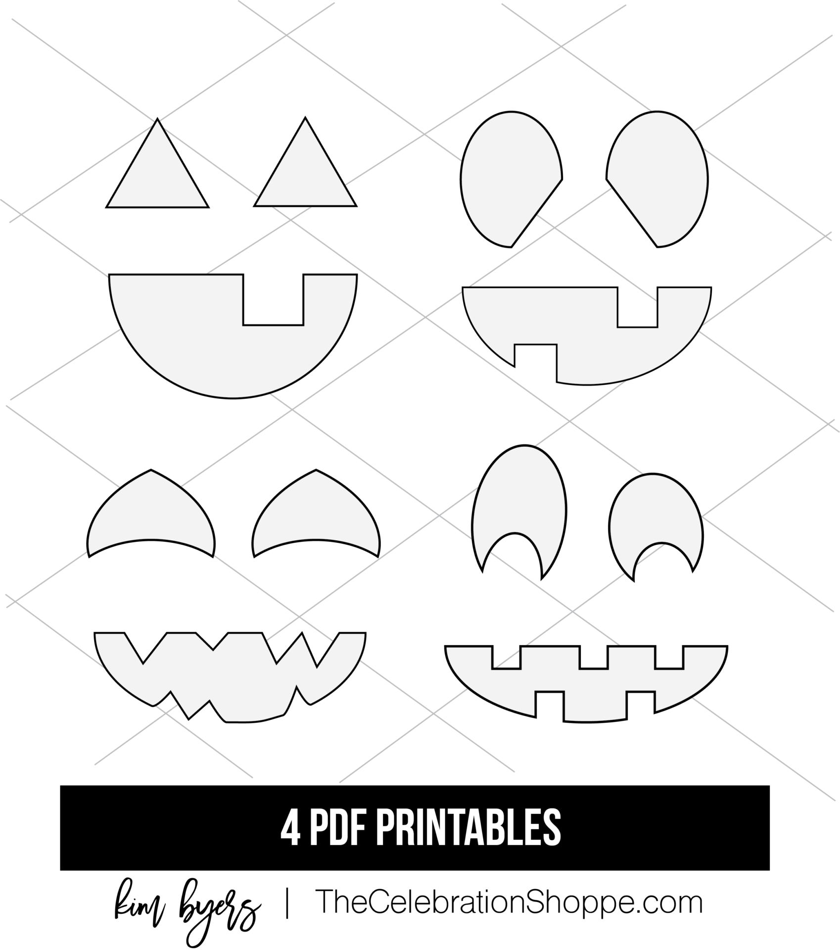 Printable Pumpkin Carving Template