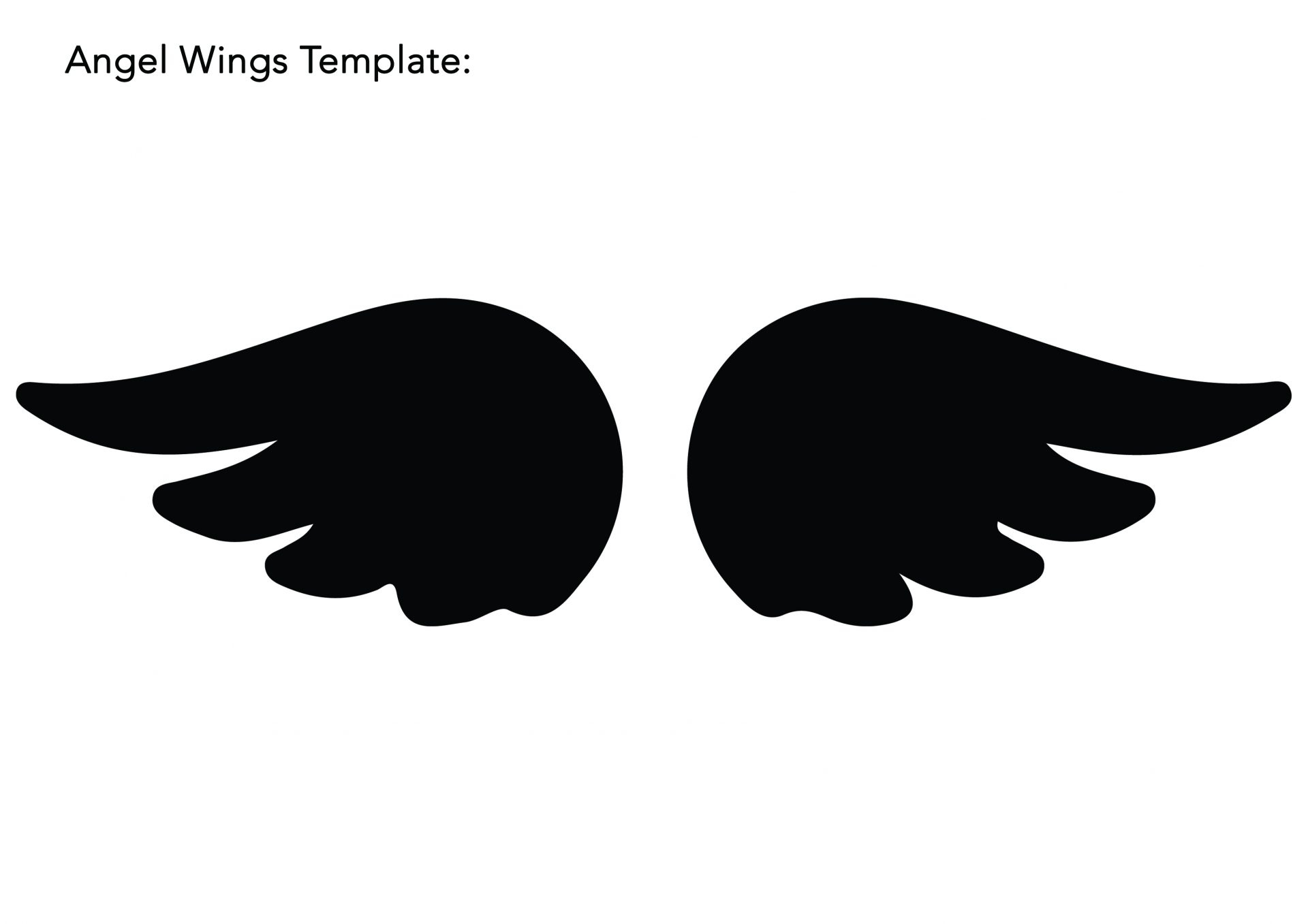 Qube Angel wings template