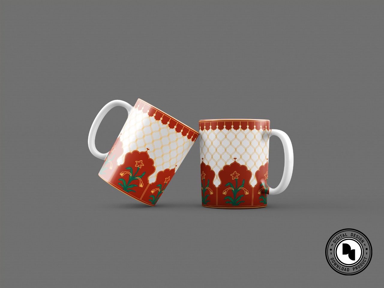 Red Fort Print Red Fort Souvenir Printable Mug Print Print Template Instant Download Directcreate