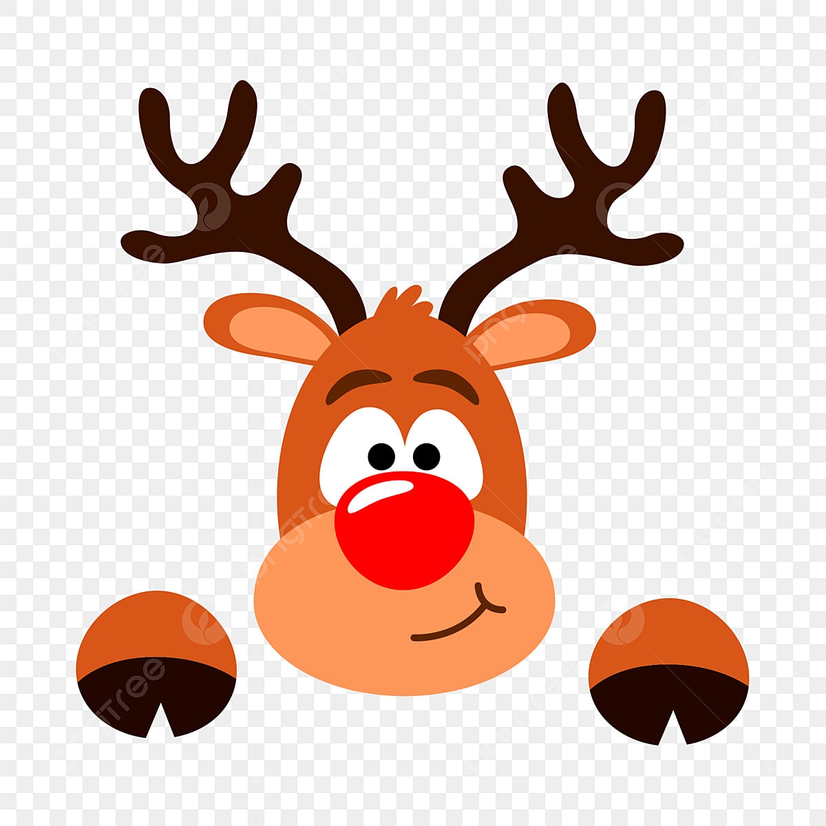 Reindeer Face PNG Transparent Images Free Download Vector Files Pngtree