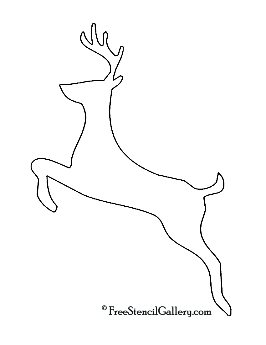Free Printable Reindeer Face Template