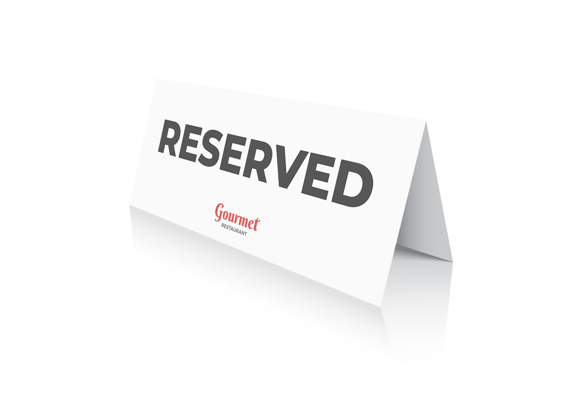 Restaurant Double Sided Reserved Signs Template Best Templates Restaurant Double Sided Reserved Signs Template Best Templates