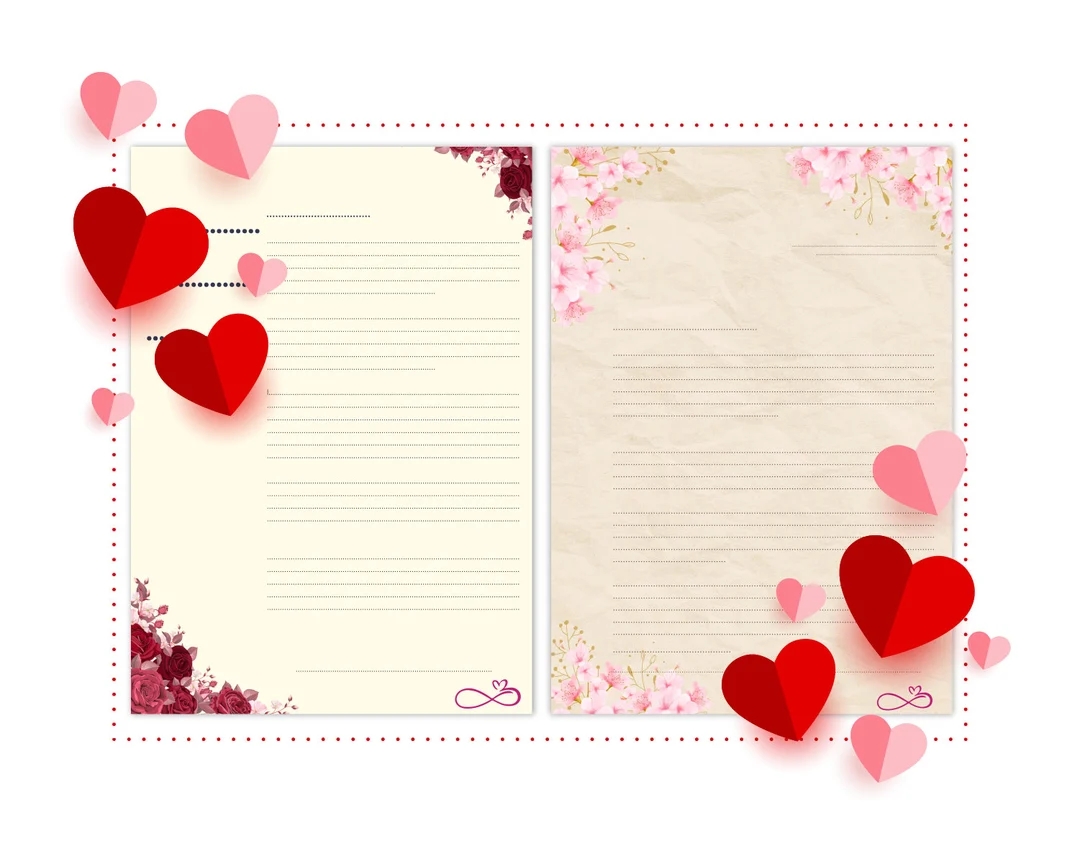 Romantic Love Letter Printable Card For Love Anniversary Greeting Cards For Him Her Anniversary Gift Unique Love Letter Etsy