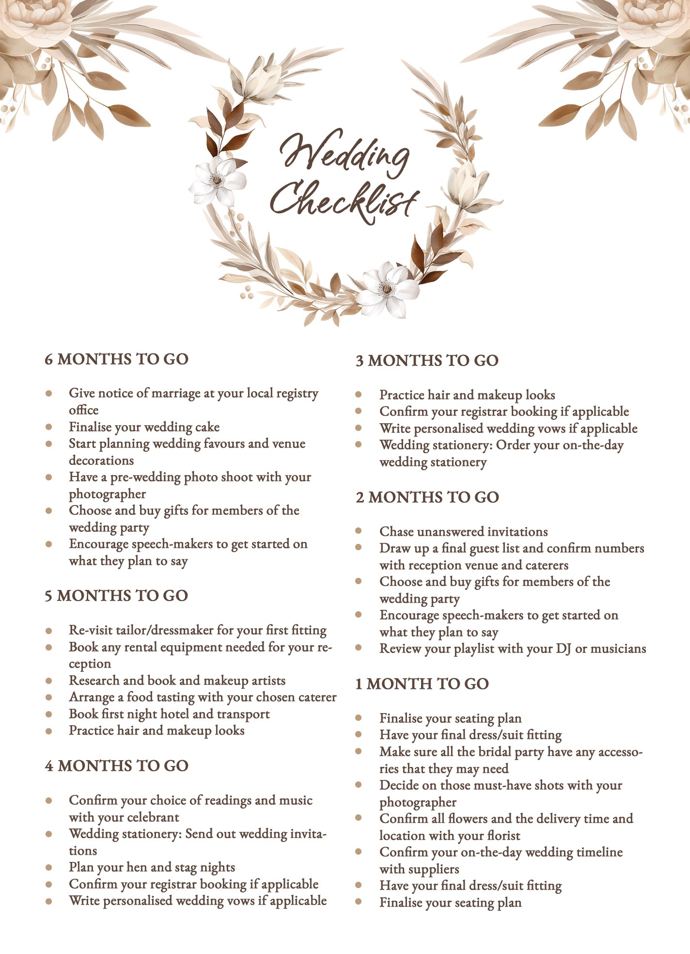 Printable Wedding Song List For Dj Template