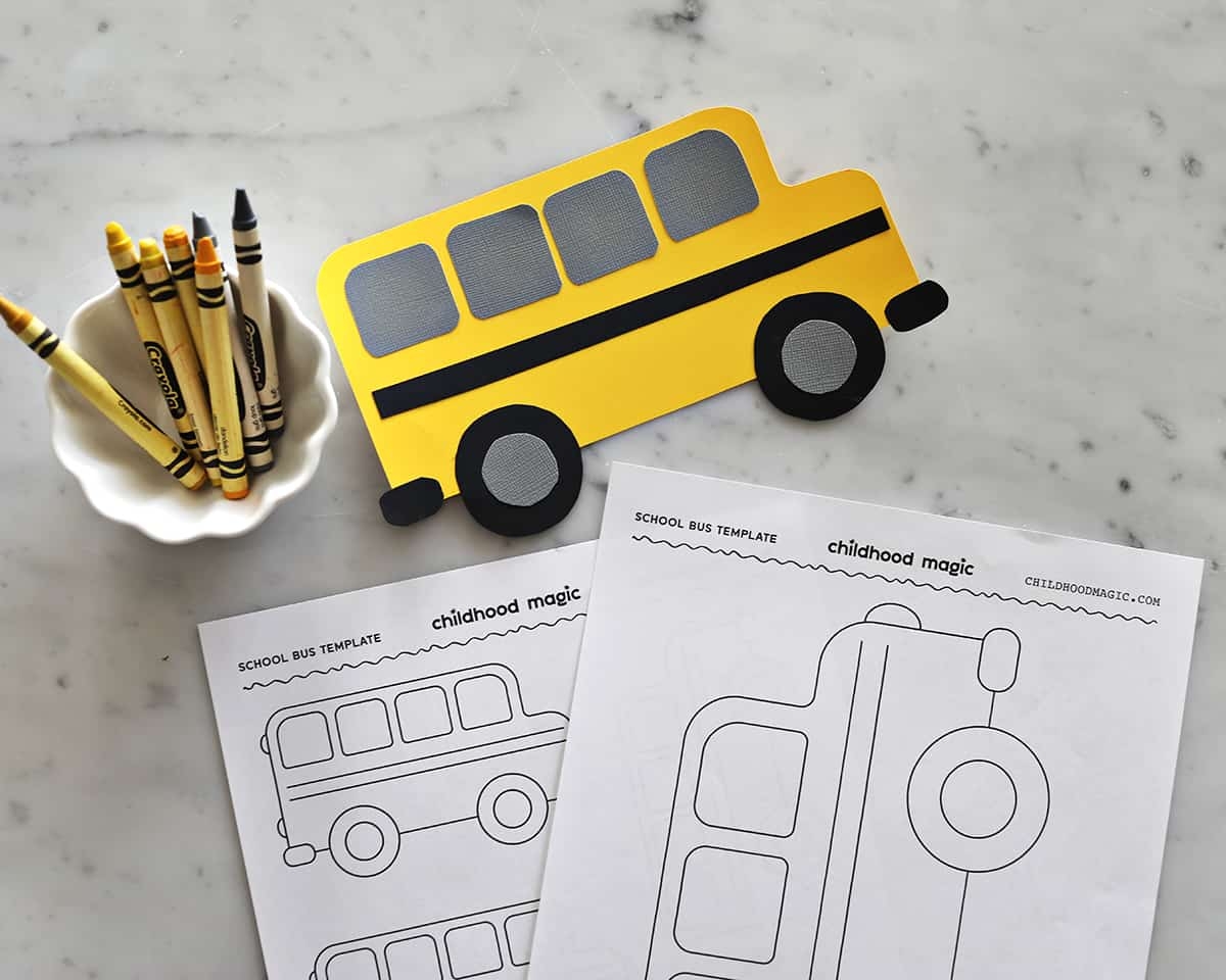 Bus Printable Template