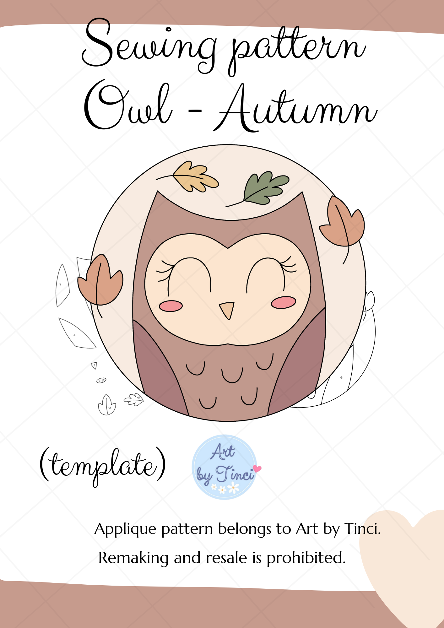 Printable Owl Pattern Template