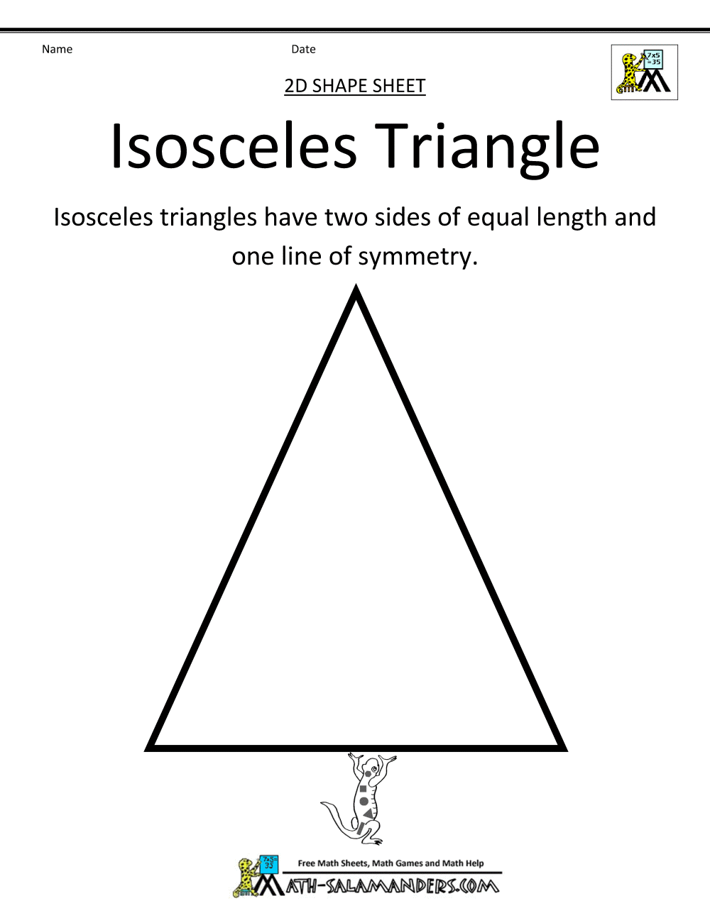 Shapes Clip Art First Grade 2D Shapes