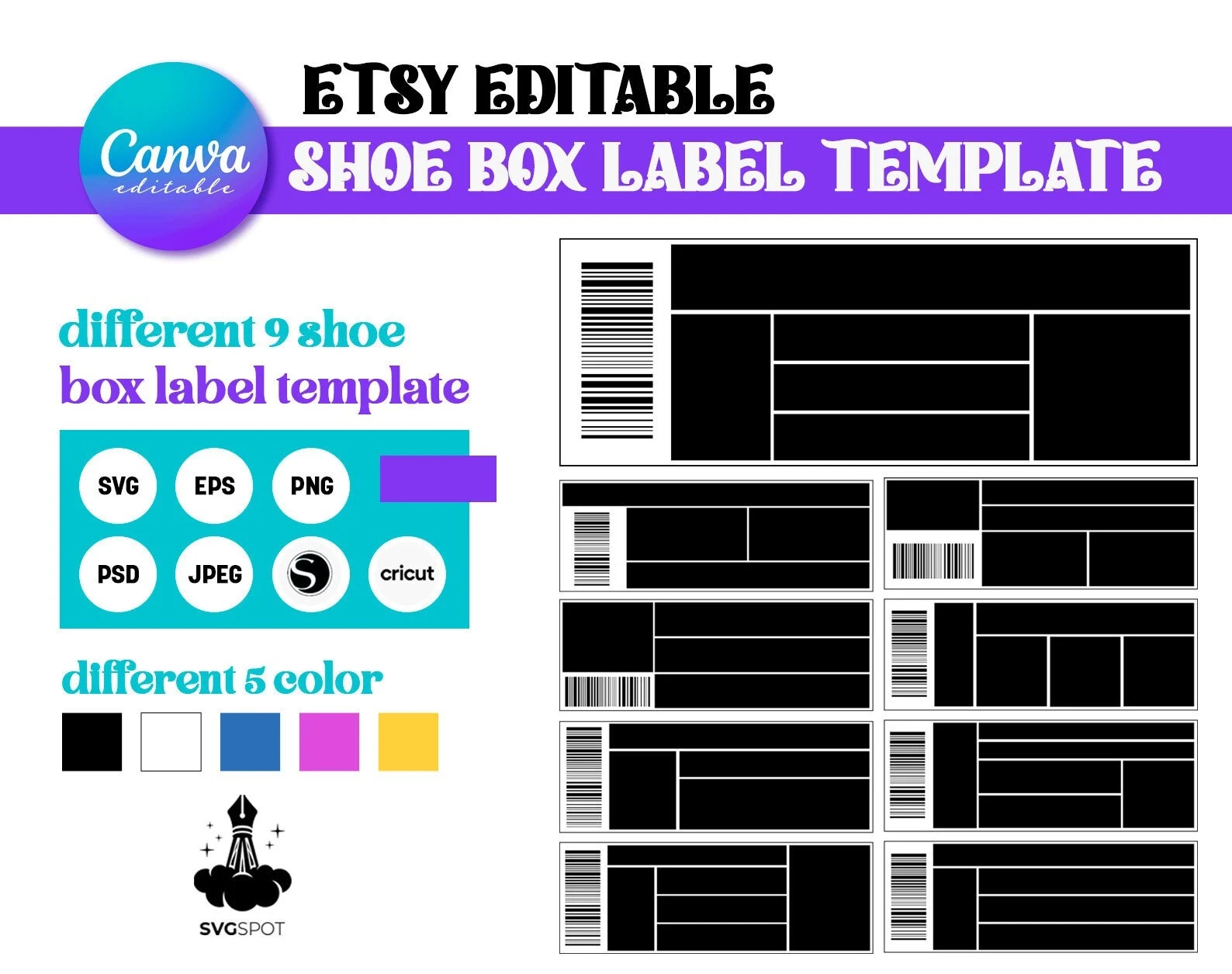 Shoe Box Label Template Template SVG Shoe Box Label SVG Printable Template Customize Label Template Instant Download All Colors Etsy Shoe Box Label Template Template SVG Shoe Box Label SVG Printable Template Customize Label Template Instant Download All Colors Etsy