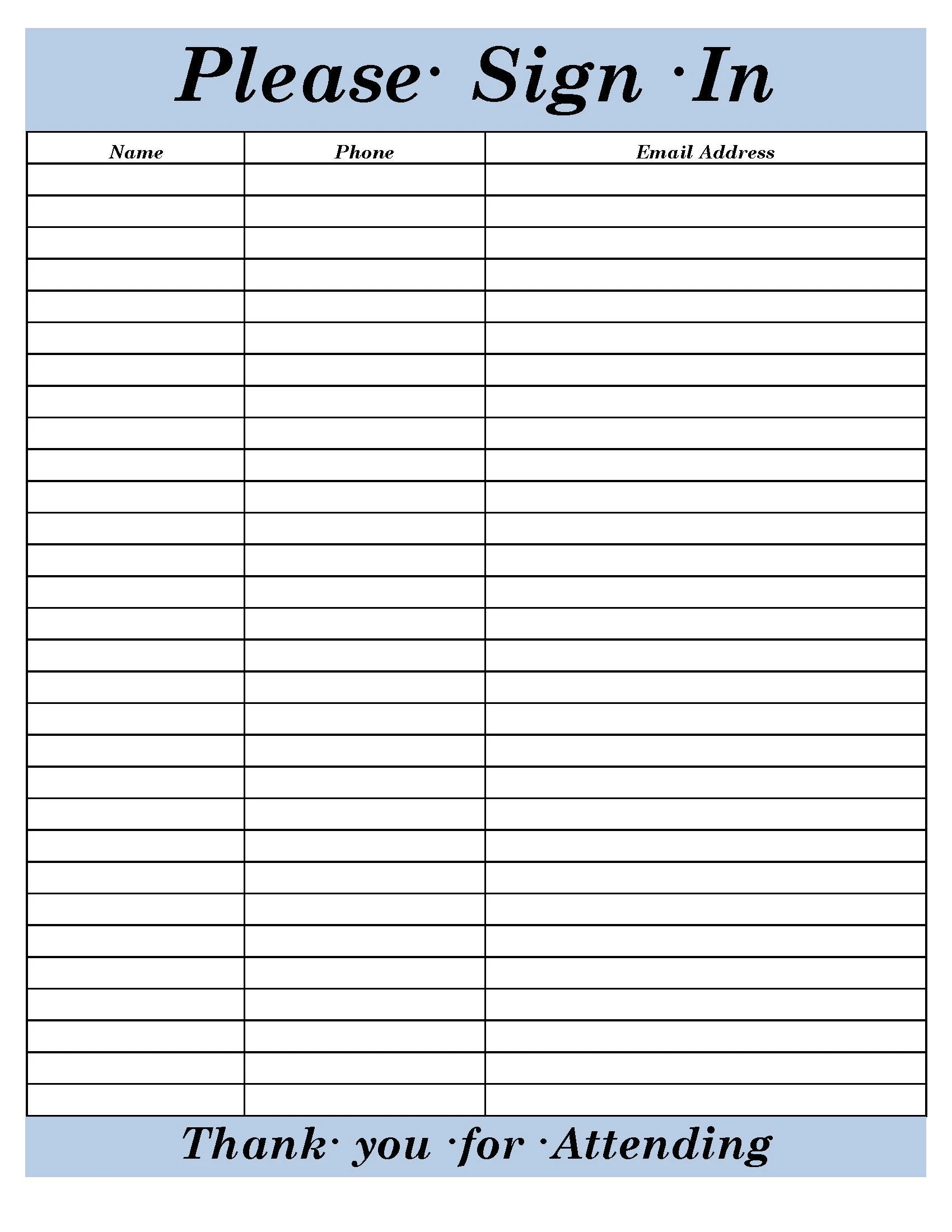 Sign In Sheet template Versatile Printable And Editable Client Sign In Sheet Open House Sign In Printable PDF Realtor Sign In Etsy