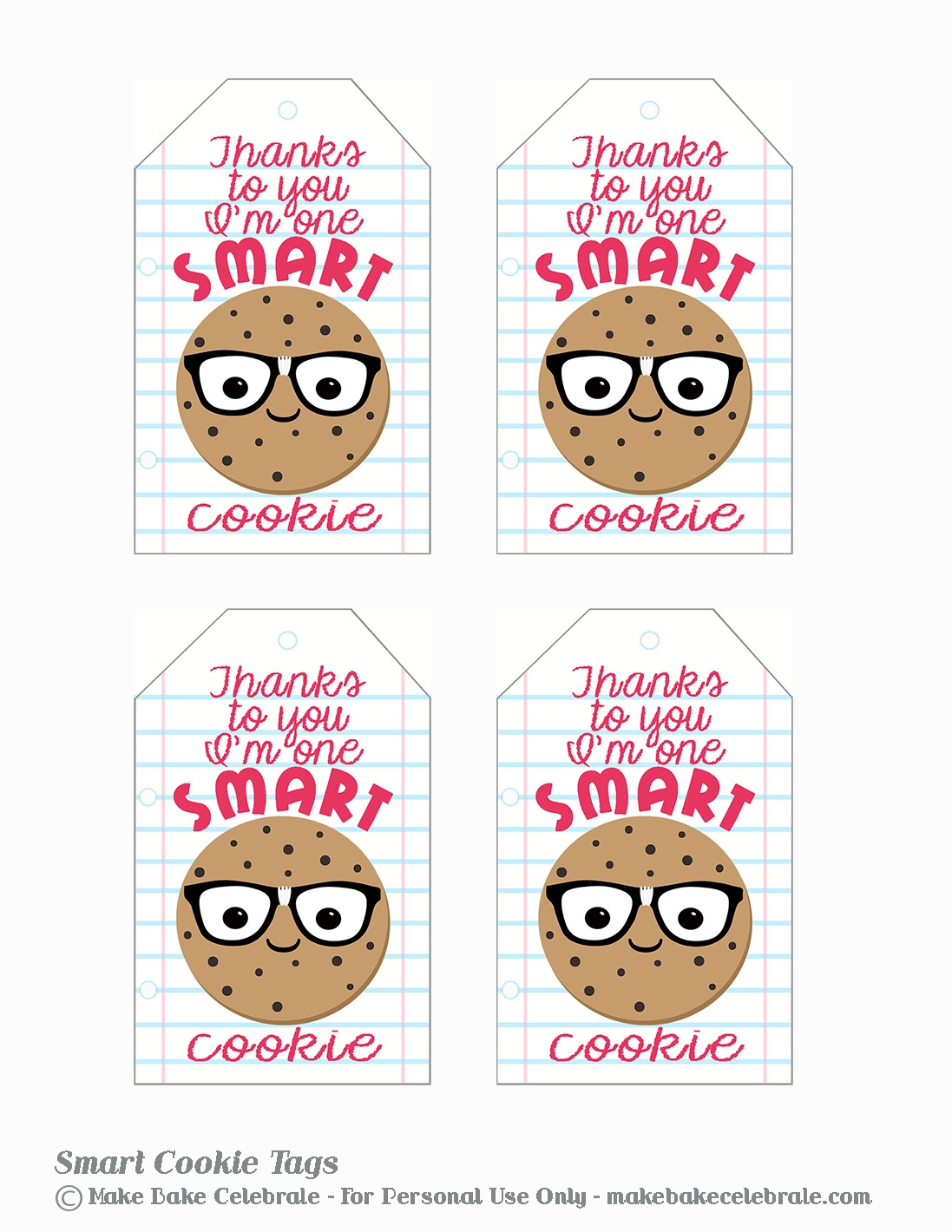 Cookie Printable Template
