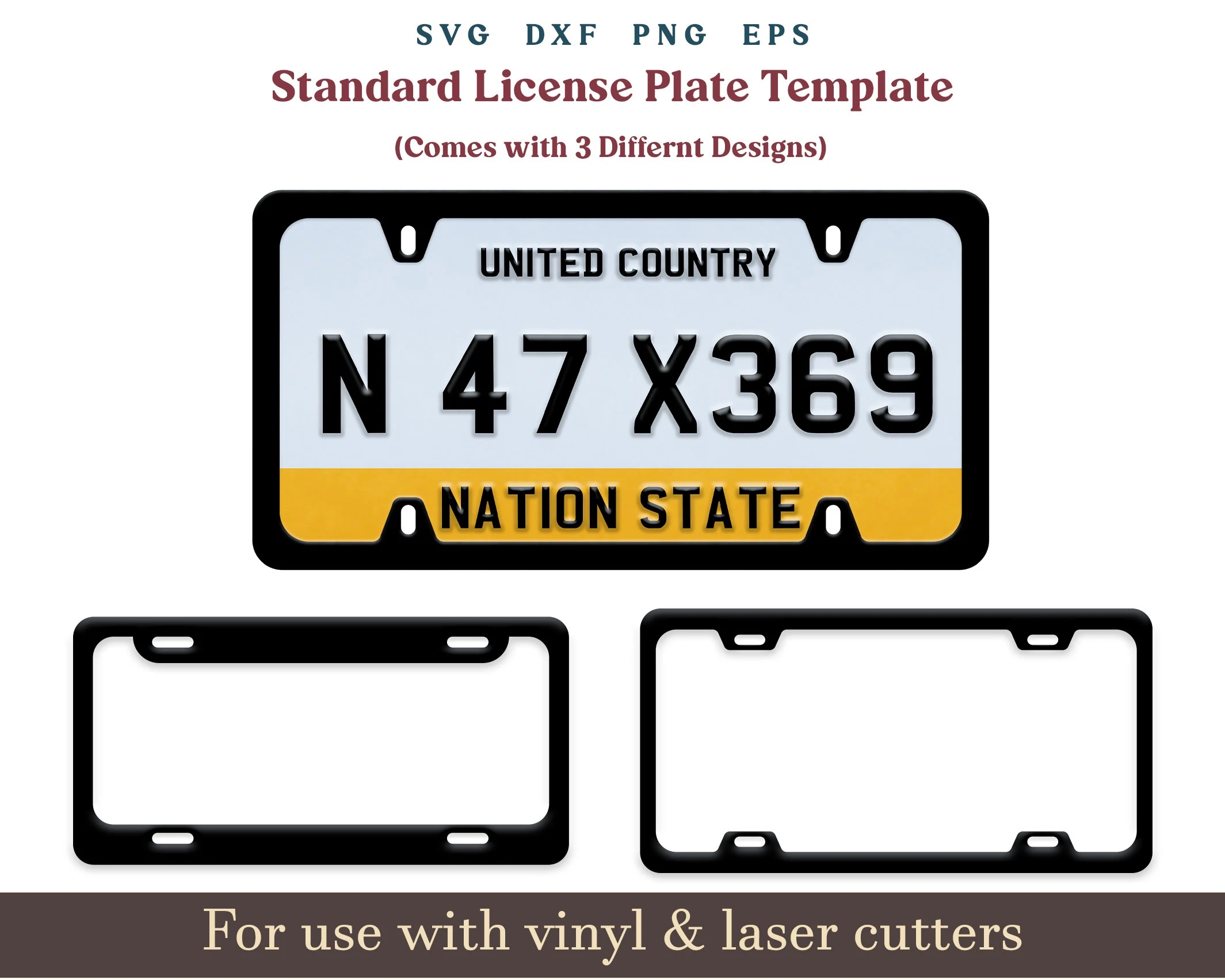 Standard License Plate Template SVG Number Plate Svg Blank License Plate Template Car Licence Plate Covers SVG DXF Laser Cut Files Etsy Standard License Plate Template SVG Number Plate Svg Blank License Plate Template Car Licence Plate Covers SVG DXF Laser Cut Files Etsy