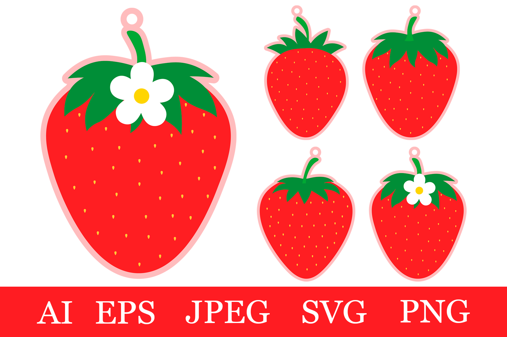 Strawberry Gift Tags Template Strawberry Gift Tag Printable By IrinaShishkova TheHungryJPEG