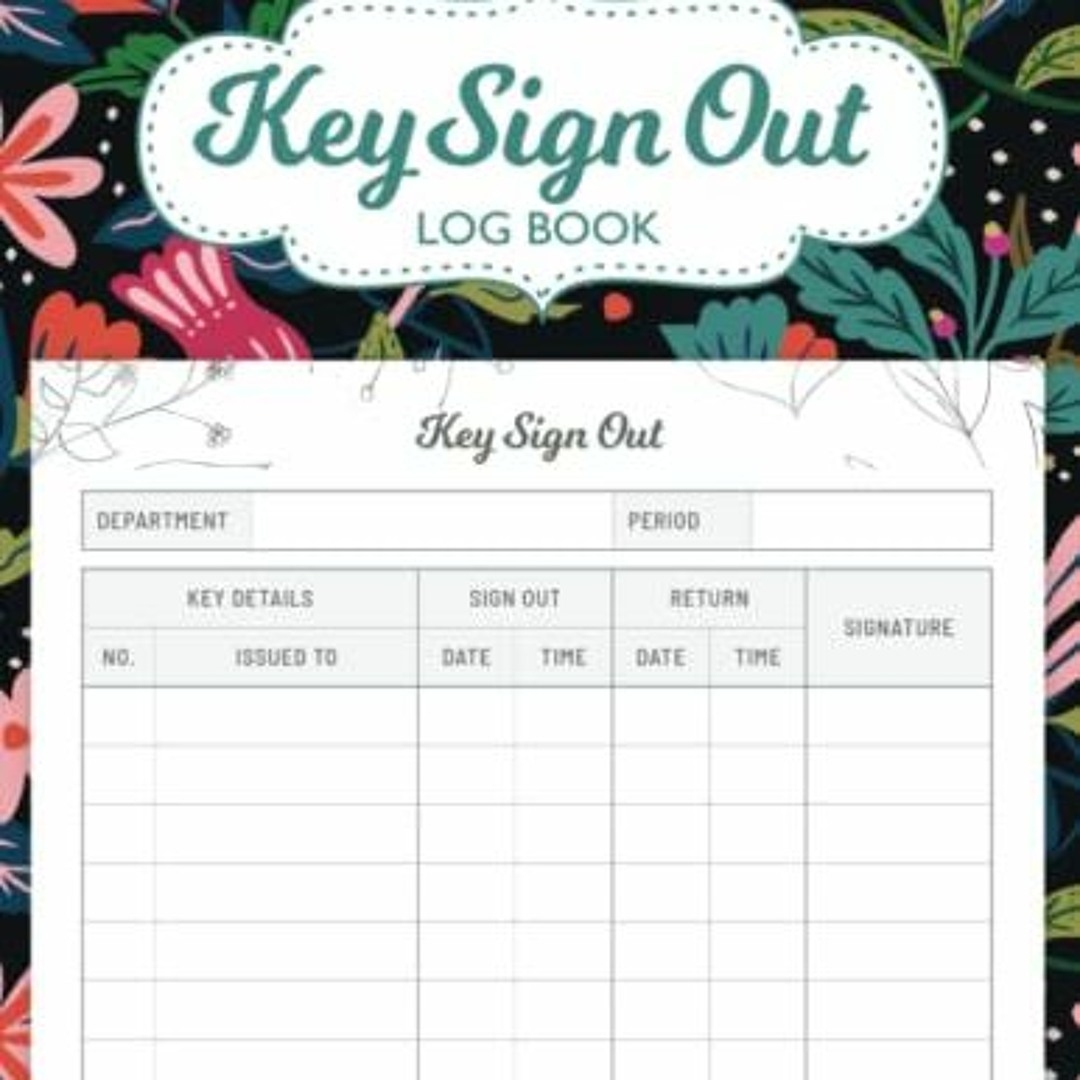 Stream Key Sign Out Log Book Key Register Log Book Size 8 5 X 11 Inches 130 Pages Key Control By User 870766532 Listen Online For Free On SoundCloud