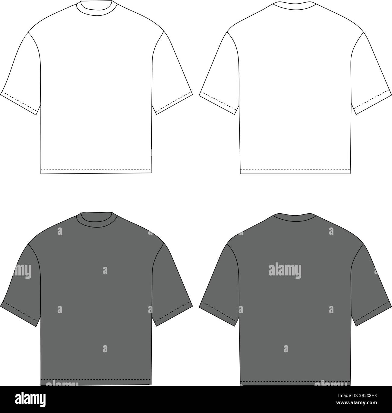 Streetwear T Shirt Design Stock Vector Images Alamy