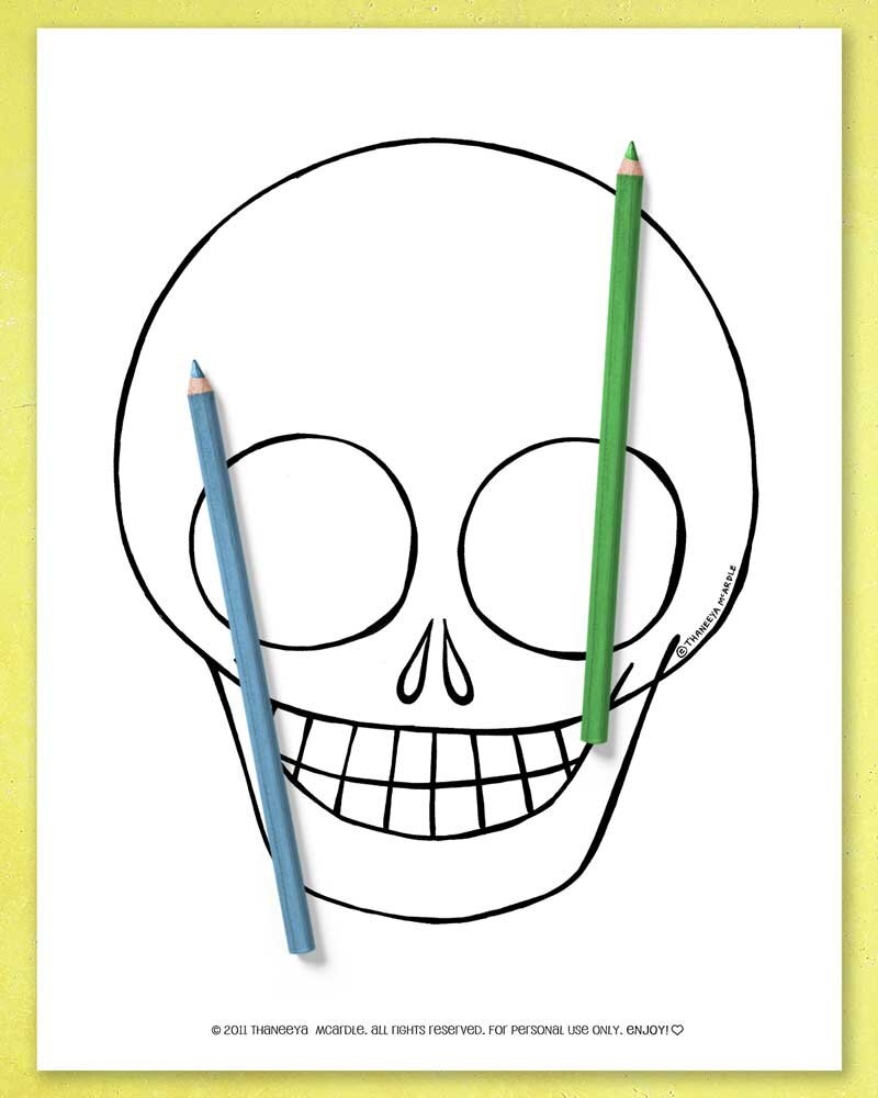Sugar Skull Coloring Pages Detailed Day Of The Dead Coloring 