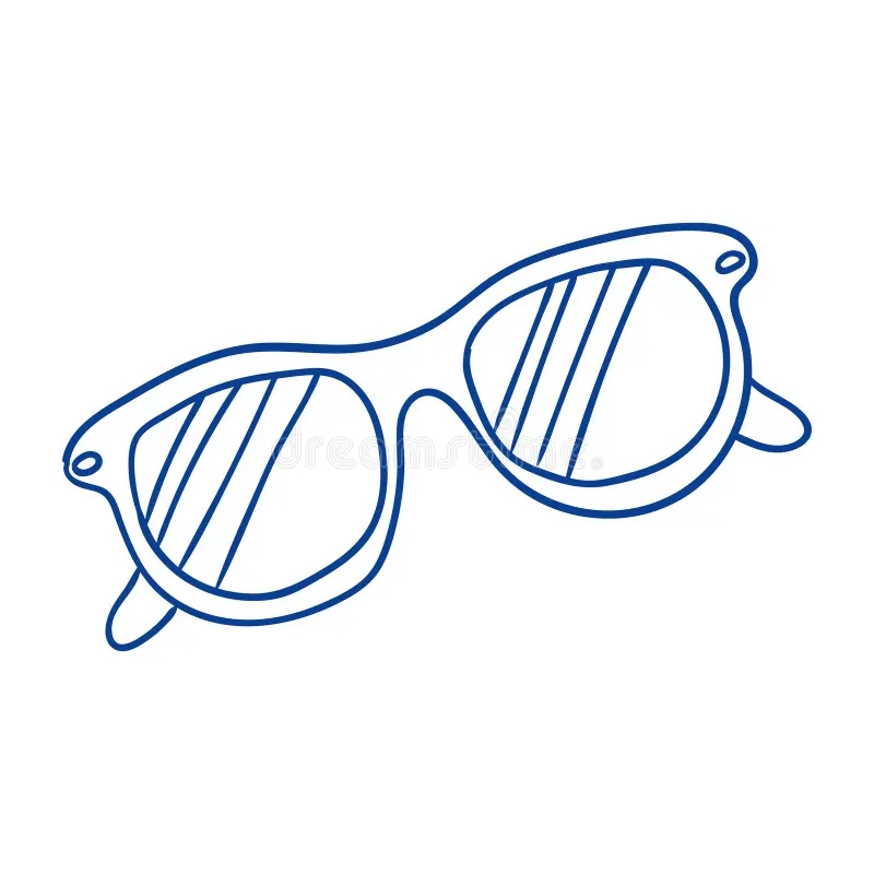 Printable Sunglasses Template