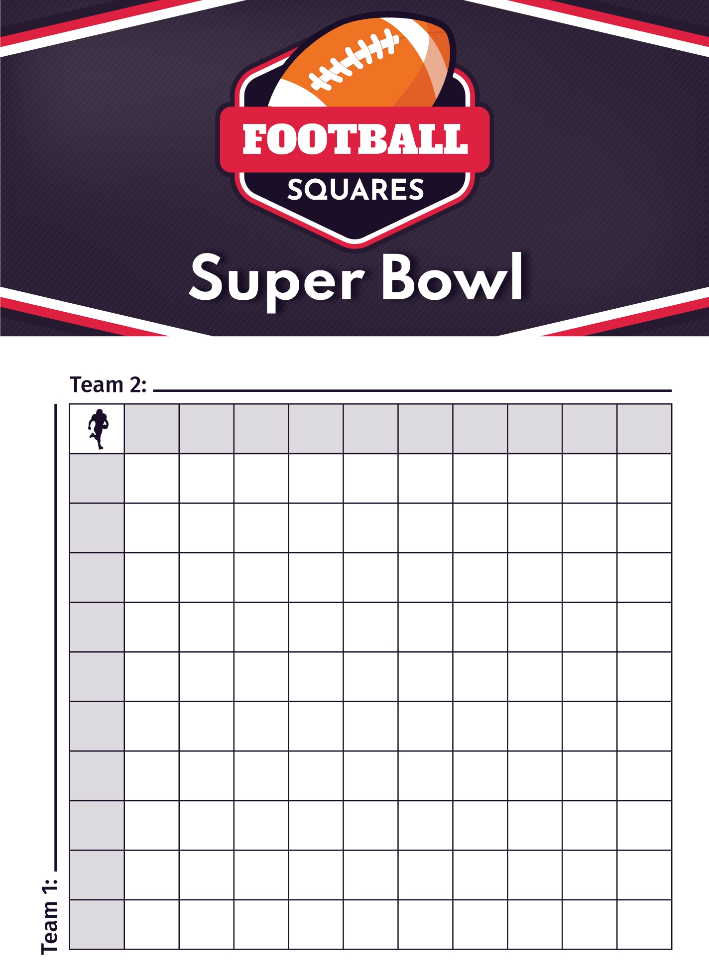 Football Pool Template Printable Football Pool Template Printable