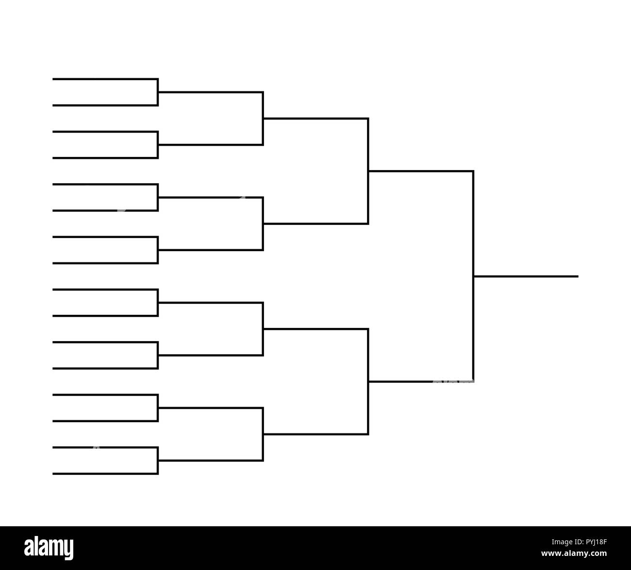 Team Tournament Bracket Templates Vector Stock Vector Image Art Alamy