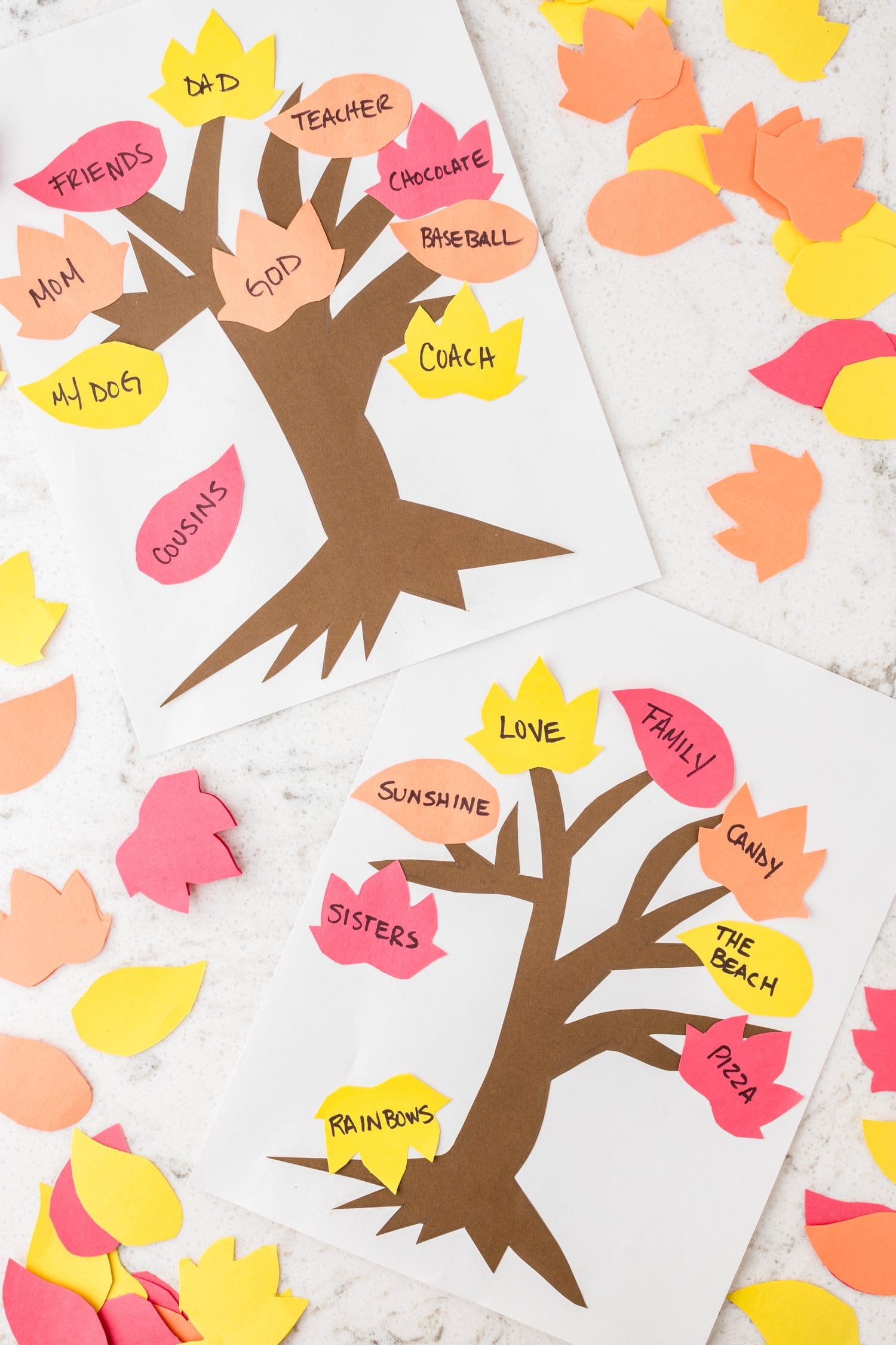 Printable Brown Tree Template