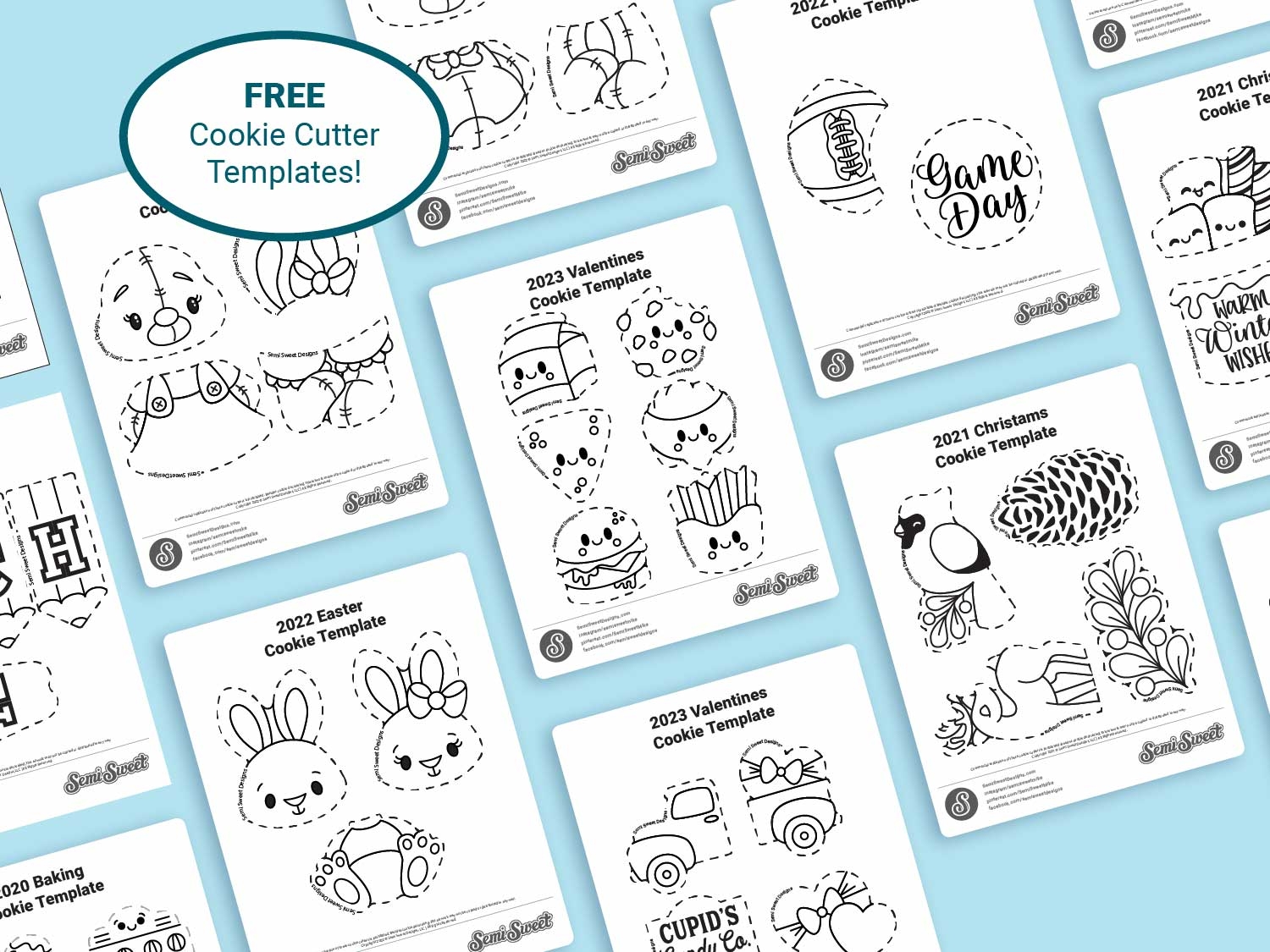 Free Printable Cookie Templates