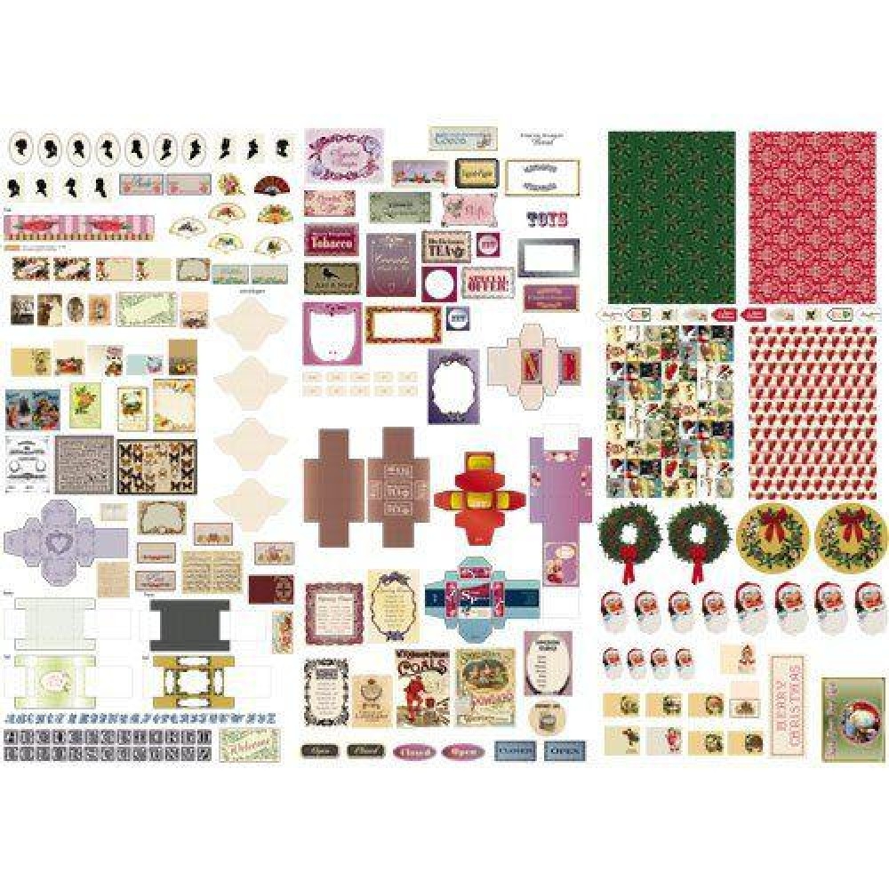 The Dolls House Emporium Victoriana Cut out Sheet The Dolls House Emporium Victoriana Cut out Sheet