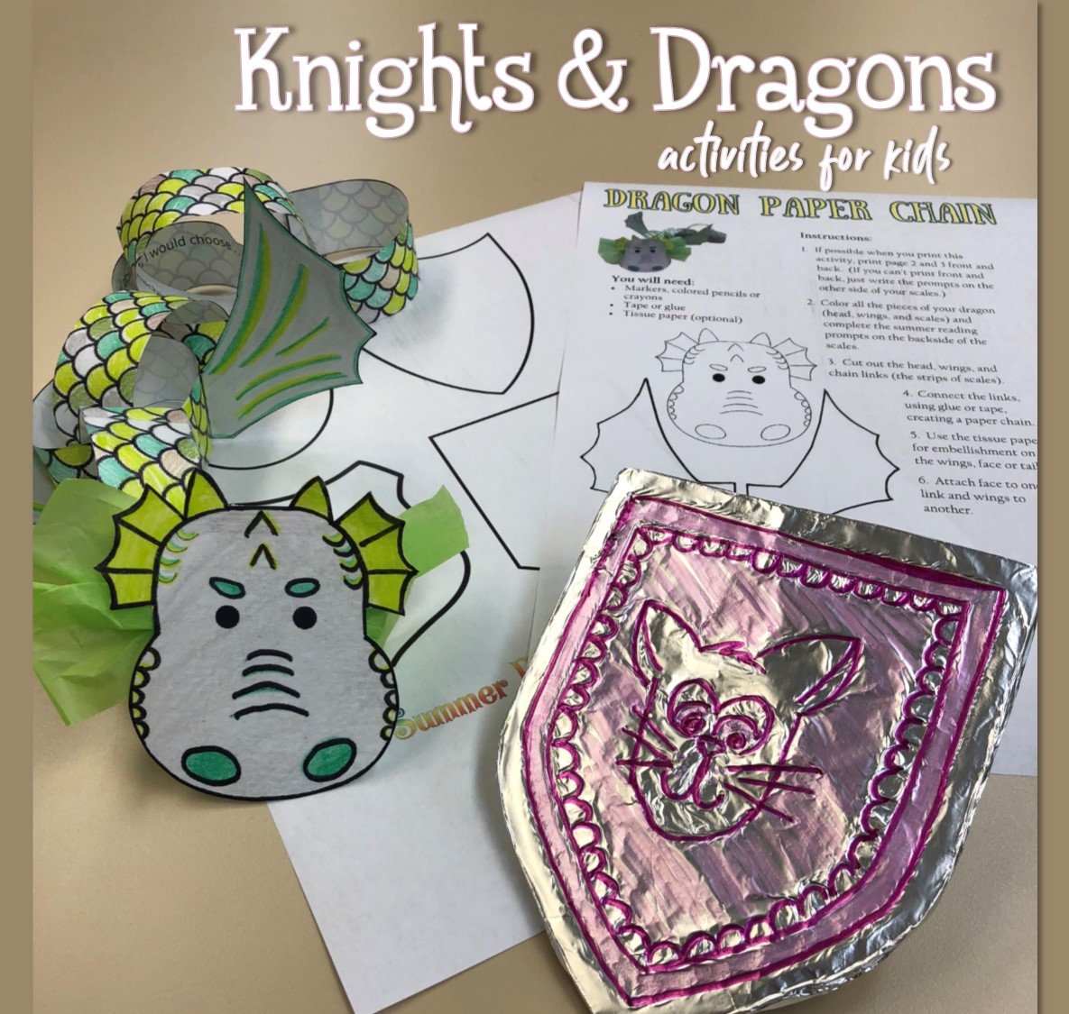 Printable Dragon Head And Tail Template