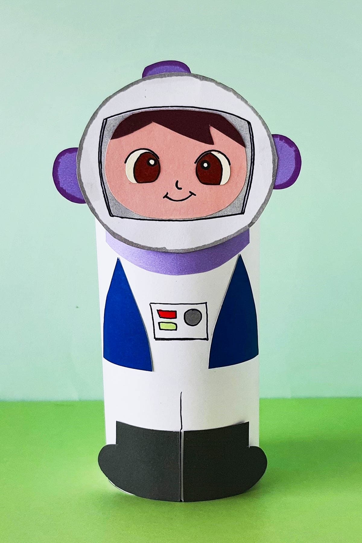 Toilet Paper Roll Astronaut With Free Printable Template 