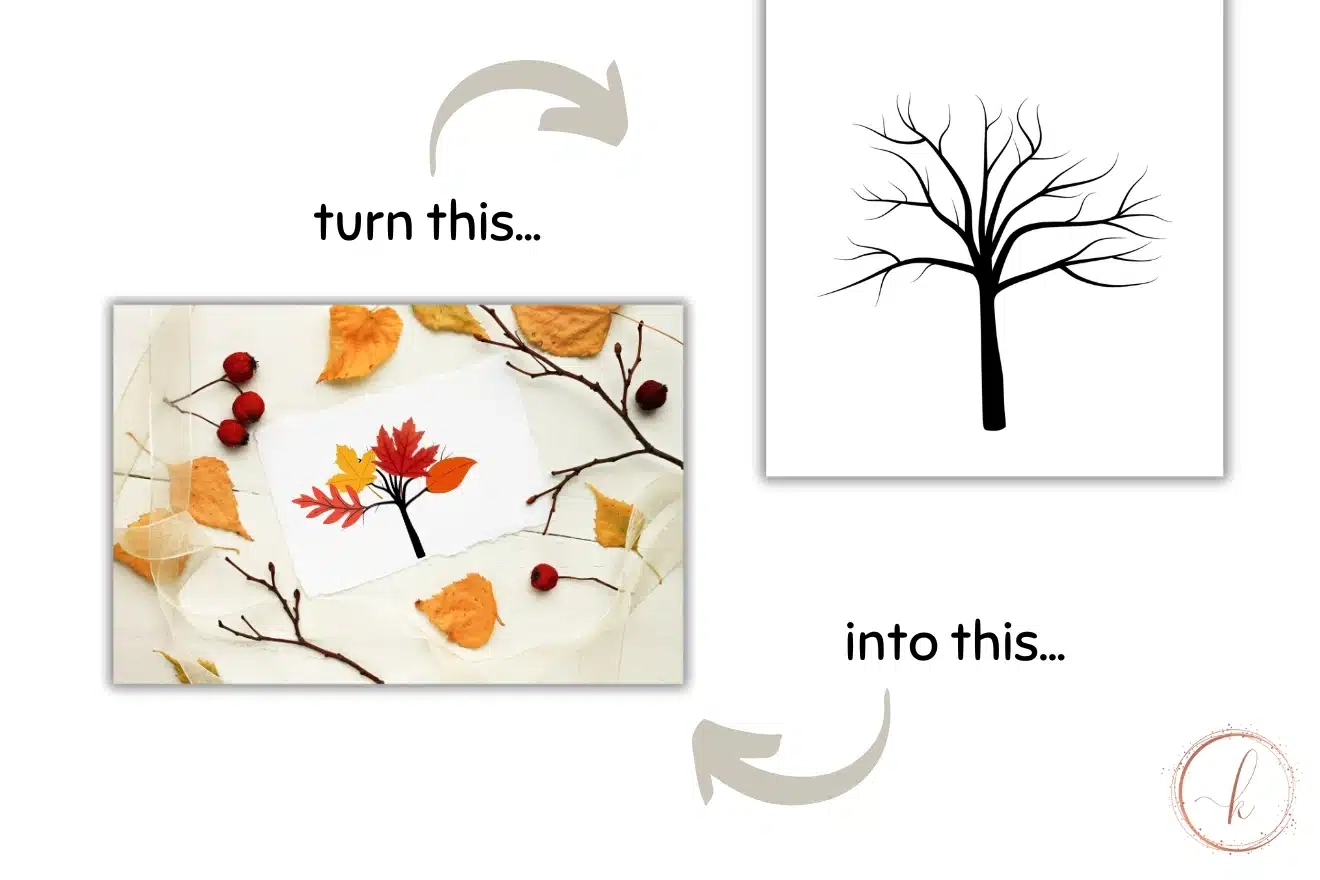 Printable Tree Template With Leaves