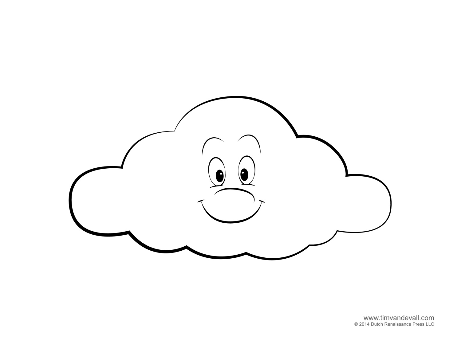Weather For Kids Free Cloud Templates And Weather Coloring Pages