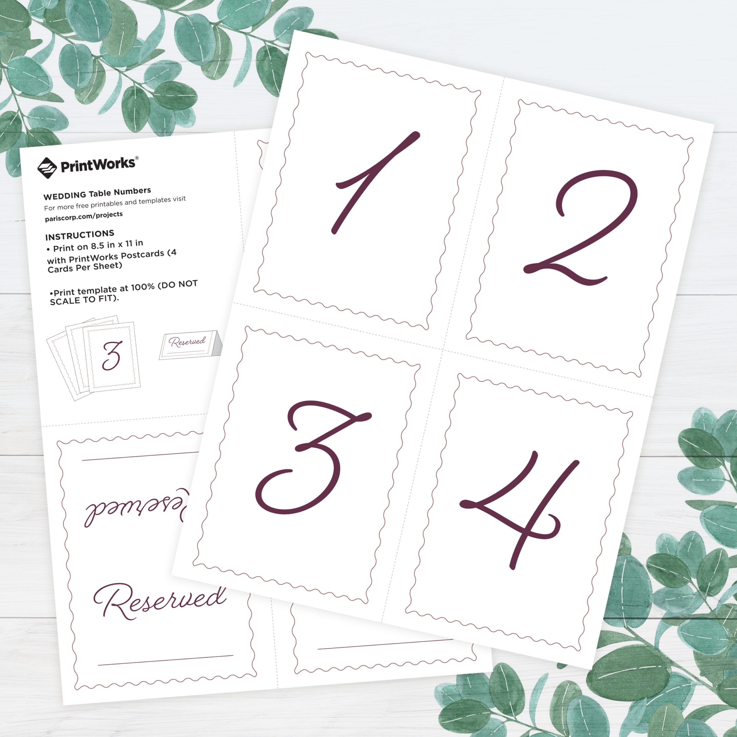 Free Printable Number Templates