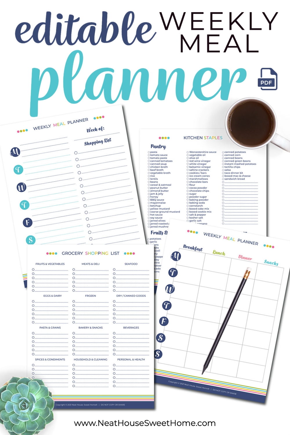 Printable Monthly Meal Planner Template Pdf Printable Monthly Meal Planner Template Pdf