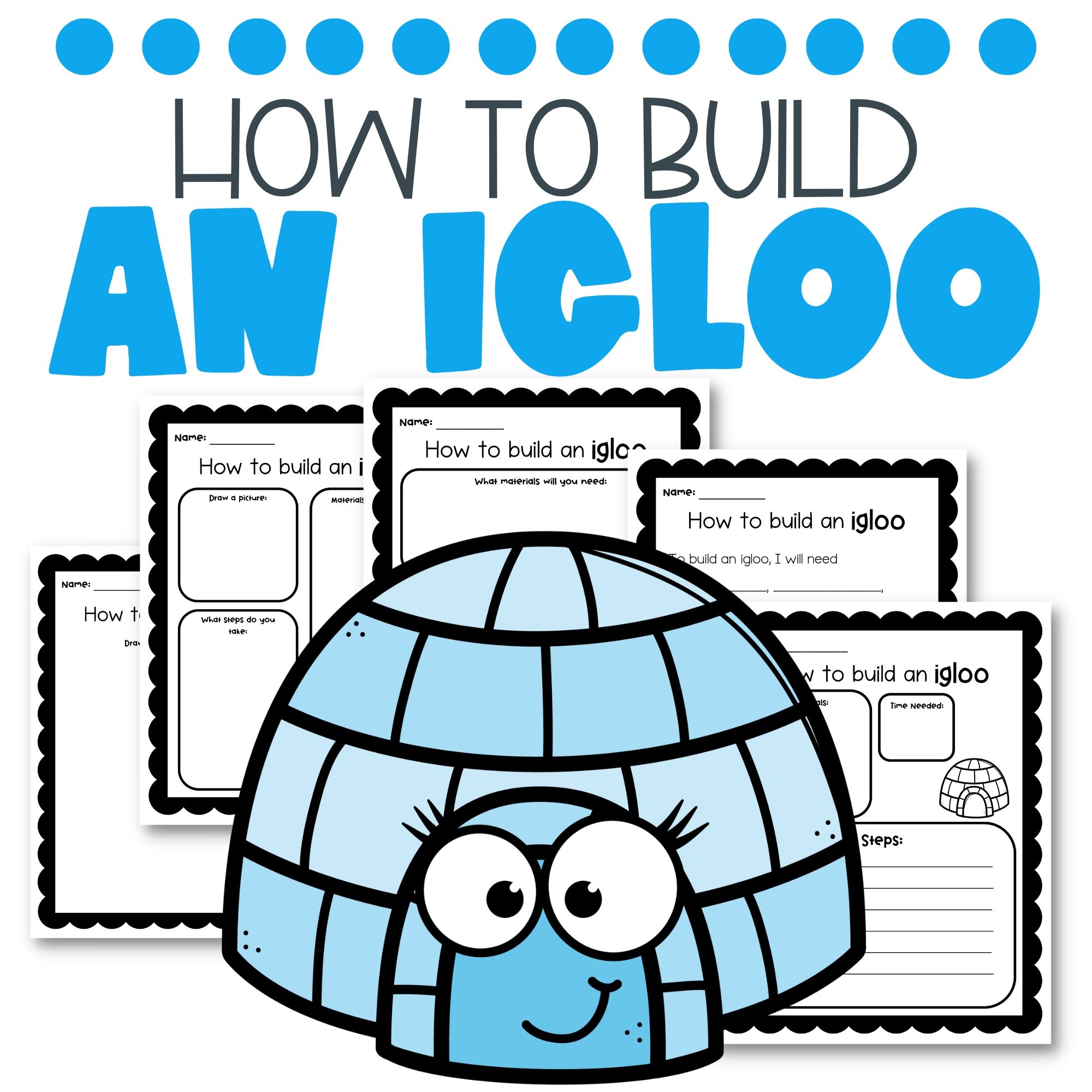 Winter Writing And Craft How To Build An Igloo Made By Teachers