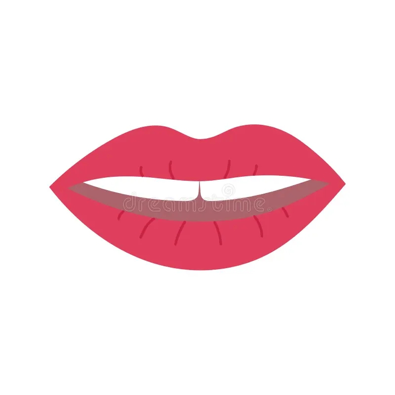 Woman Red Lips Open Mouth With Teeth Hand Drawn Doodle Style Stock Vector Illustration Of Passion Smile 264199399