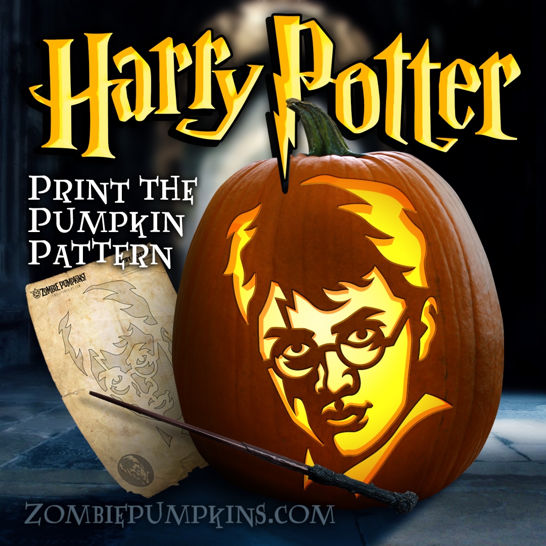 Harry Potter Pumpkin Template Printable Harry Potter Pumpkin Template Printable