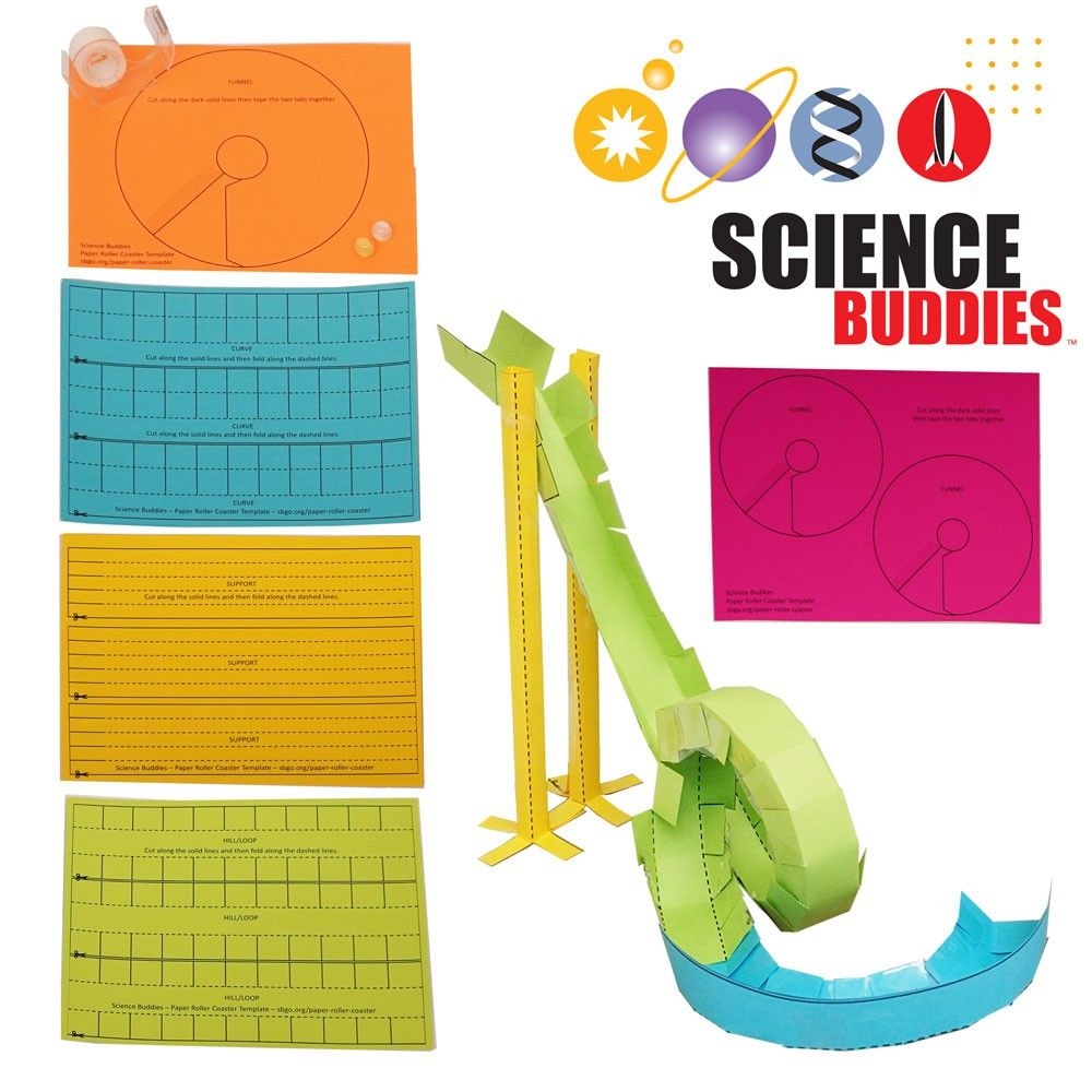 Build A Paper Roller Coaster STEM Activity Build A Paper Roller Coaster STEM Activity