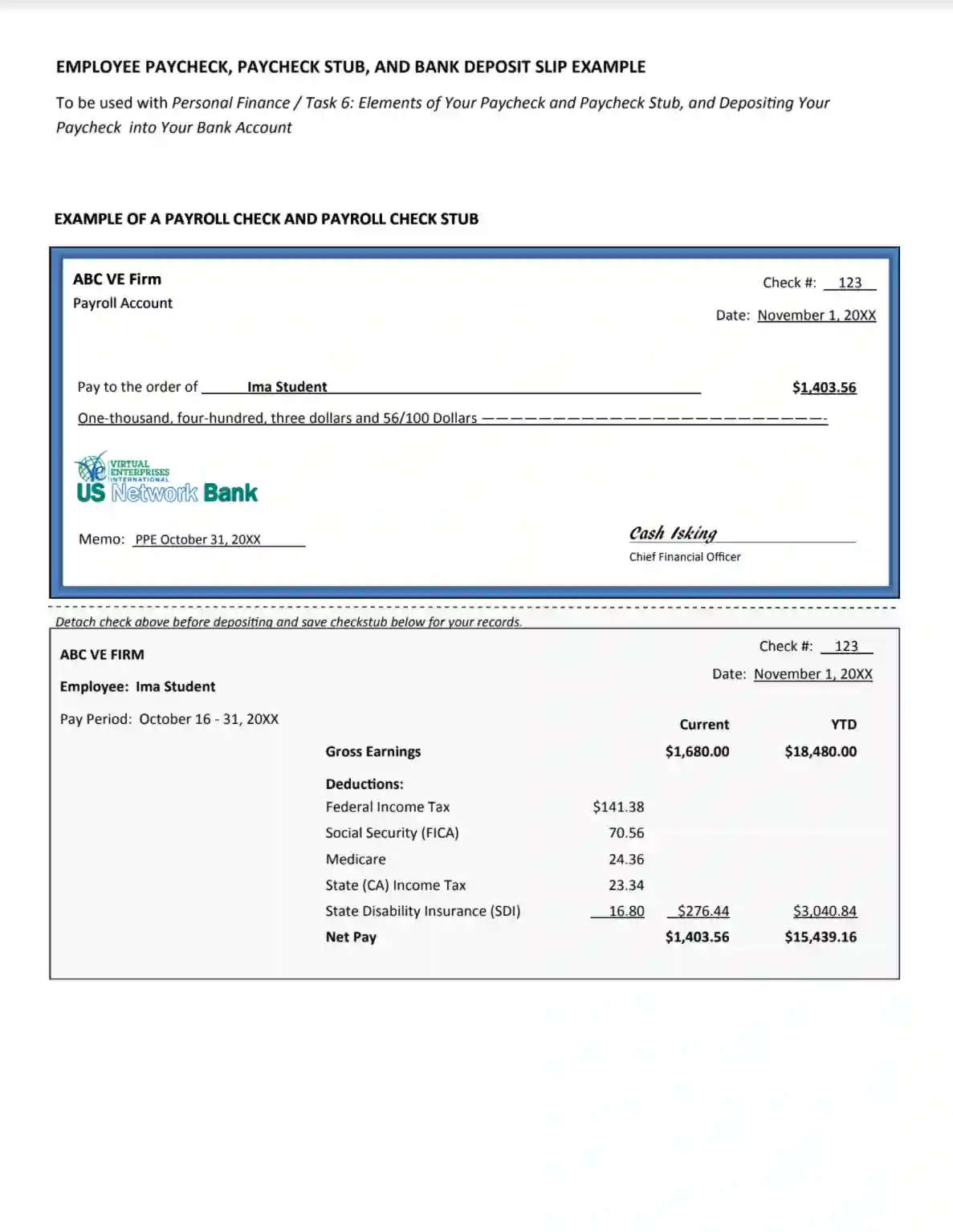 Pdf Downloadable Printable Fillable Blank Check Template